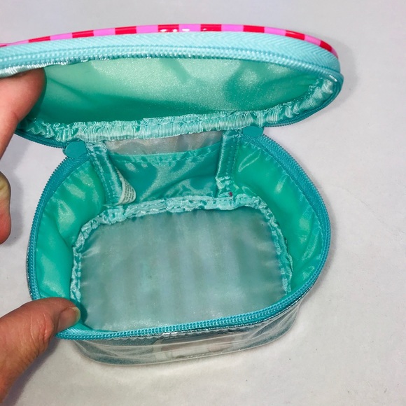 NWT Claire’s Owl Glitter Accessories Bag - Picture 2 of 7